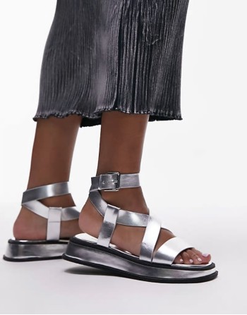 Jasmine chunky sandal in silver
